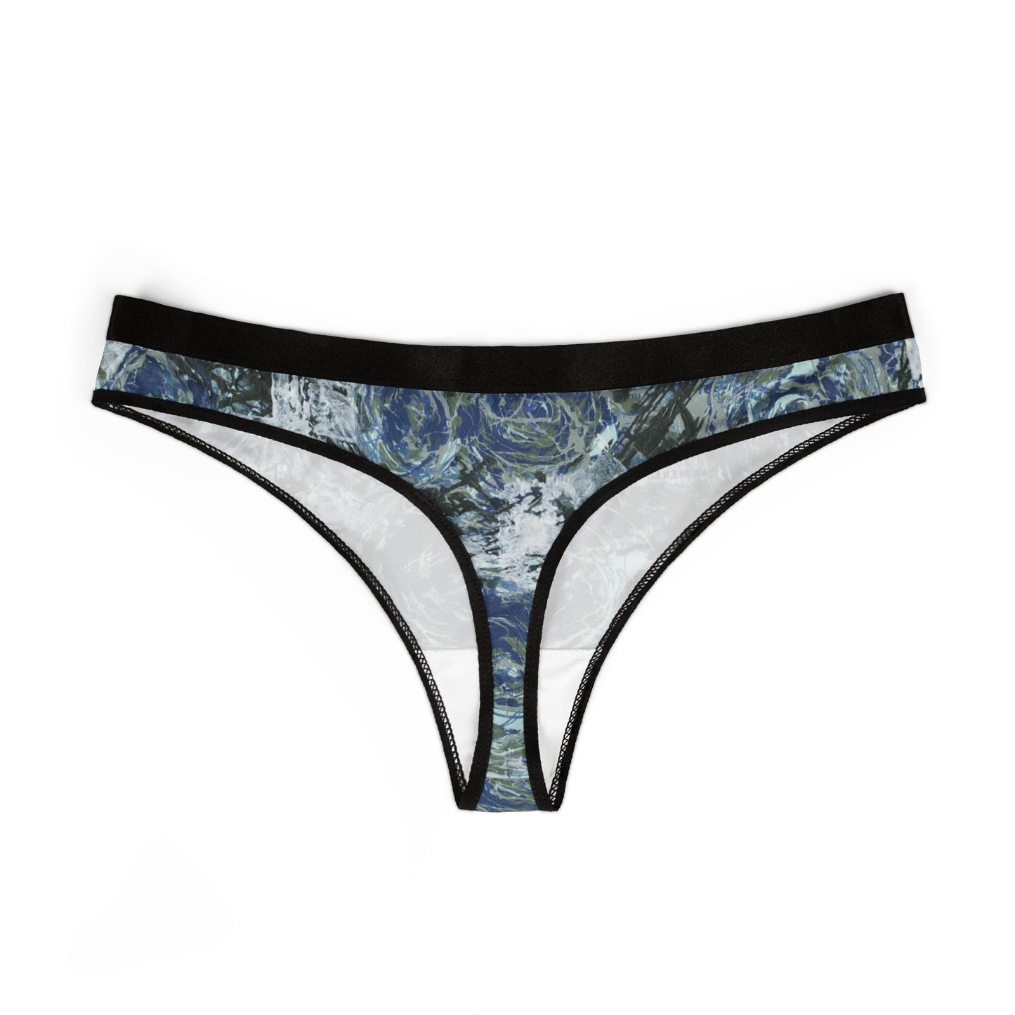 Blue roses Women's Thongs