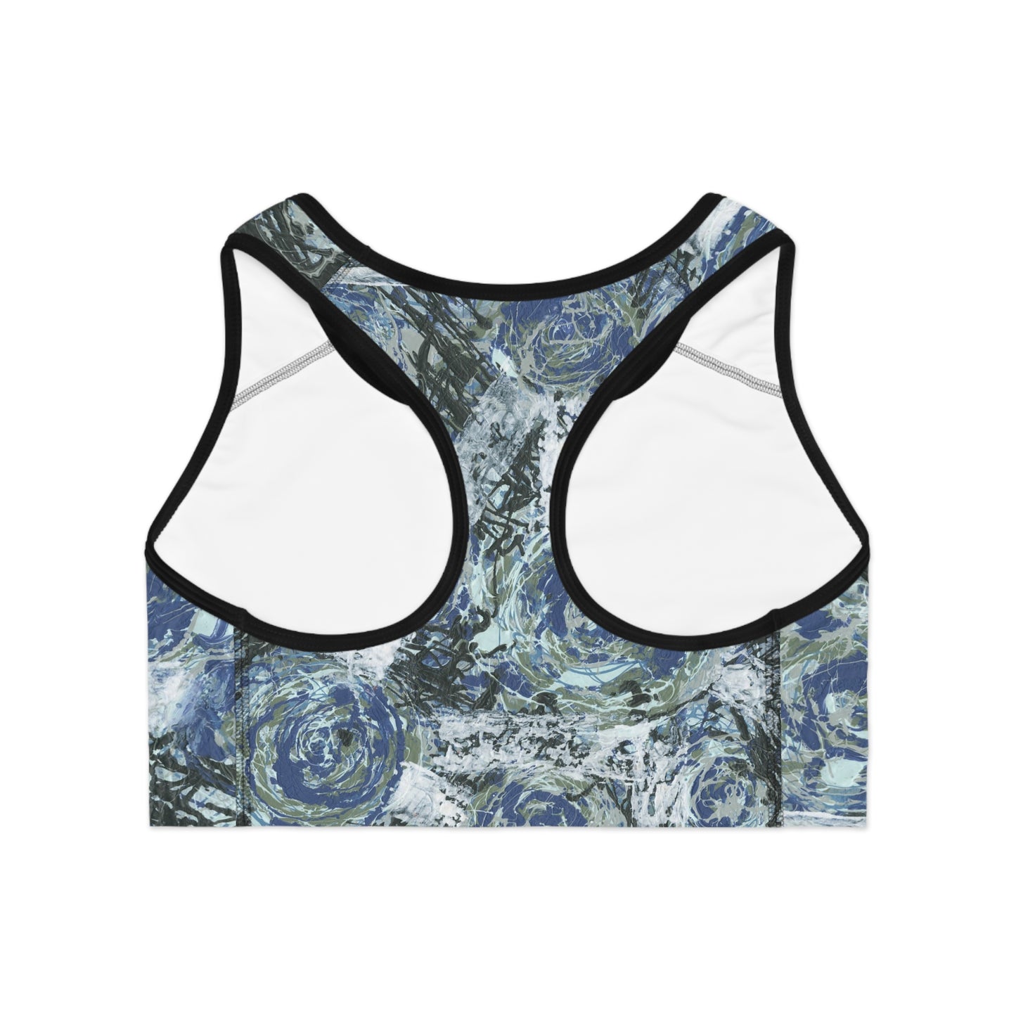 Blue Roses Woman's Sports Bra