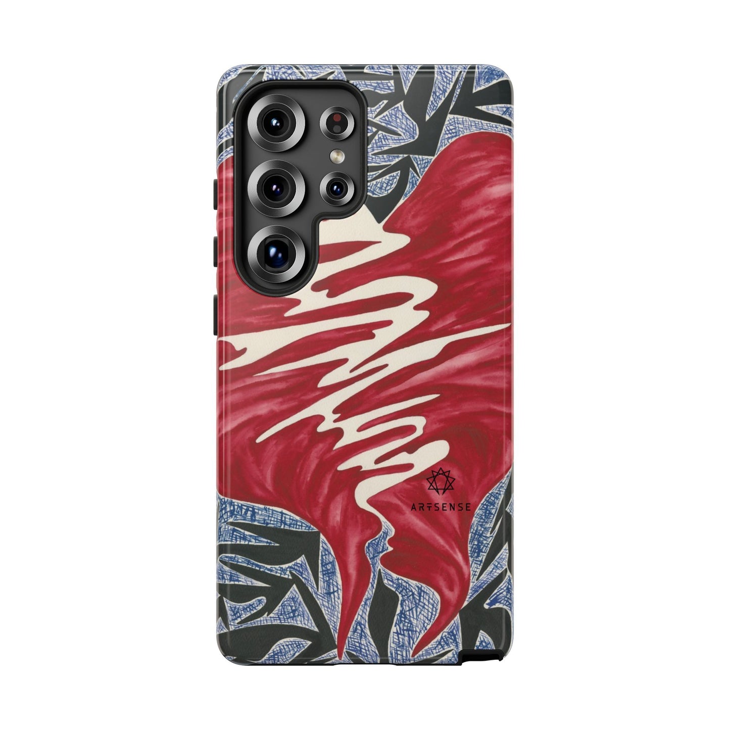 Stretched Heart Phone Case