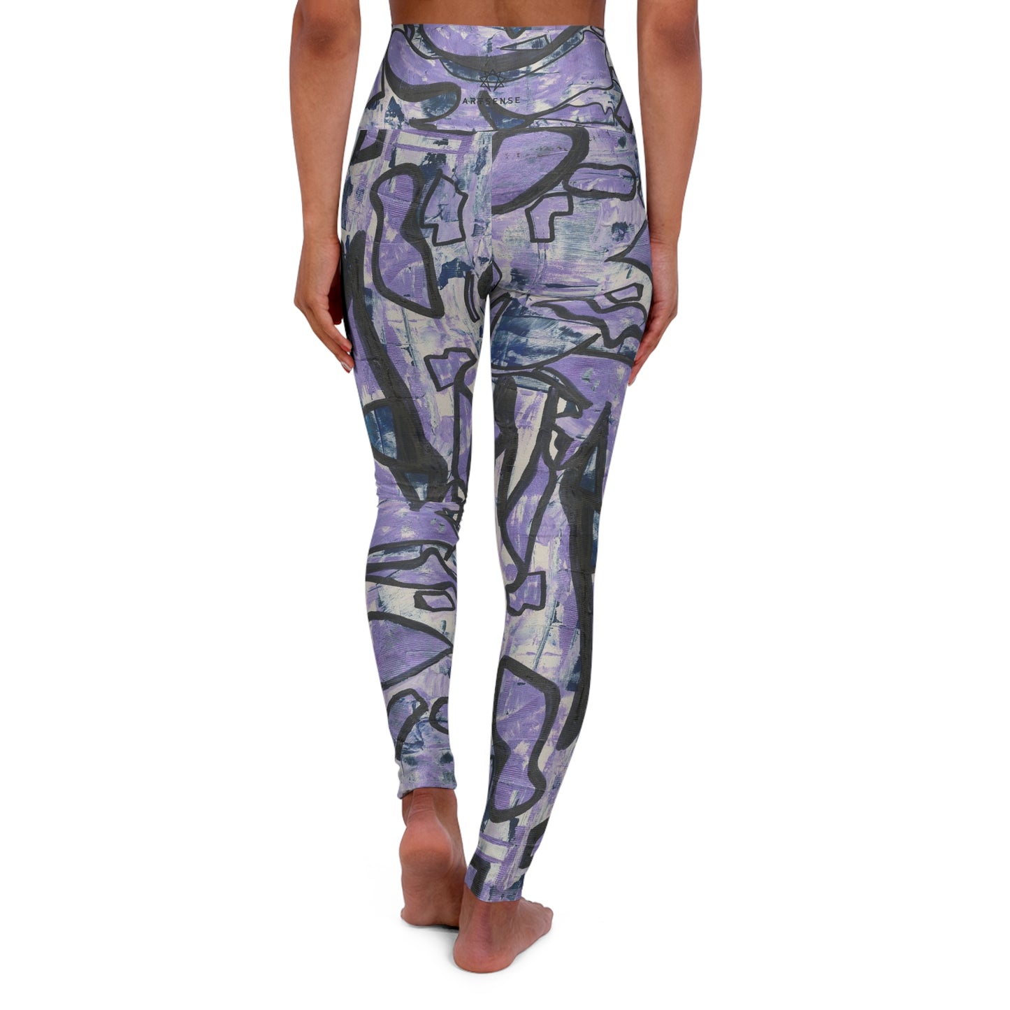 Islands of Memory High Waisted Yoga Leggings