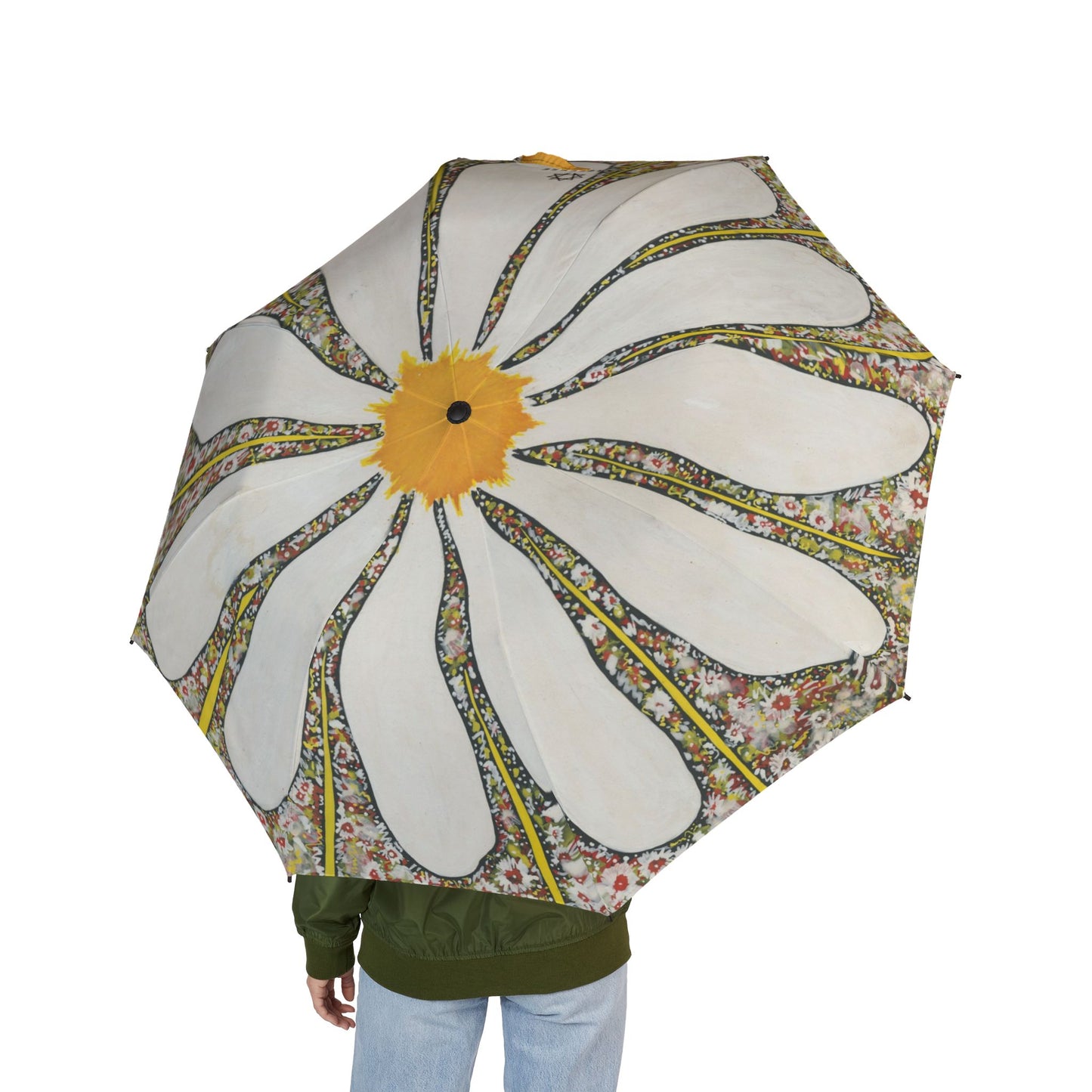 Daisy Semi-Automatic Foldable Umbrella