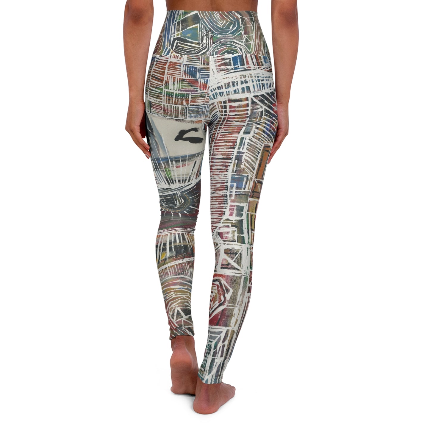 Stitched Muse High-Waisted Yoga Leggings