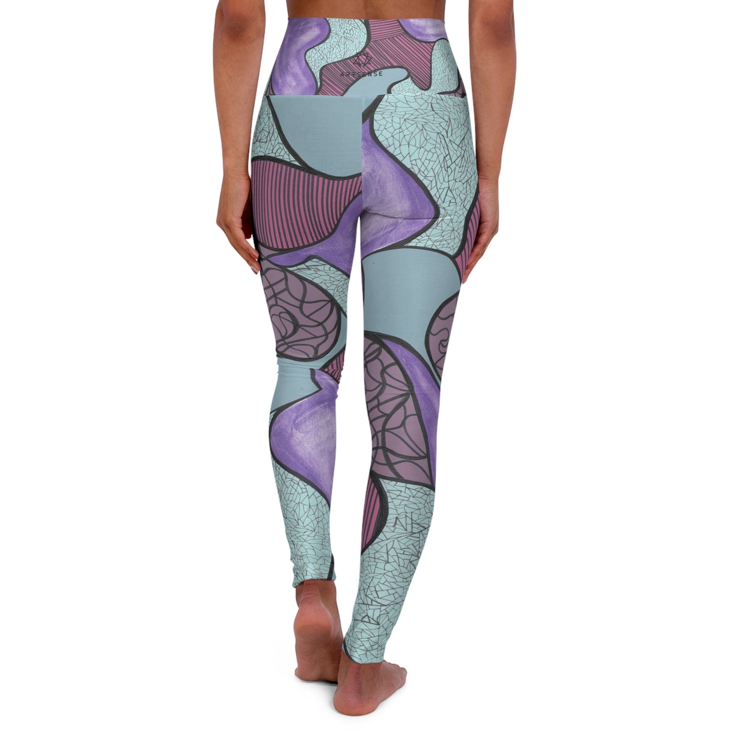 Coded Connections High-Waisted Yoga Leggings