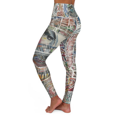 Stitched Muse High-Waisted Yoga Leggings