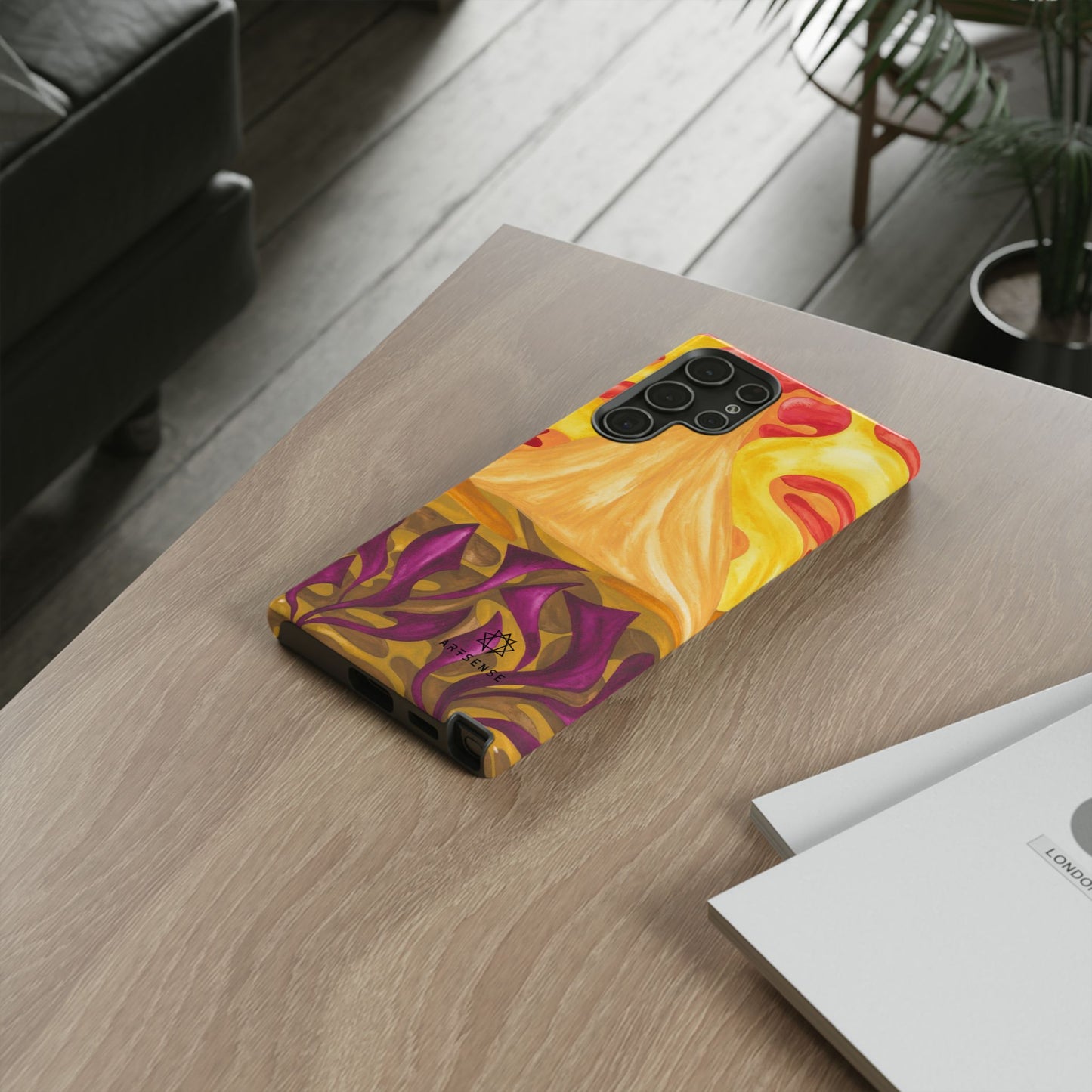 Saffron Pyramids Phone Case