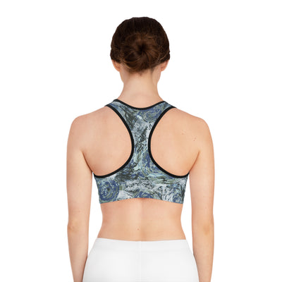 Blue Roses Woman's Sports Bra