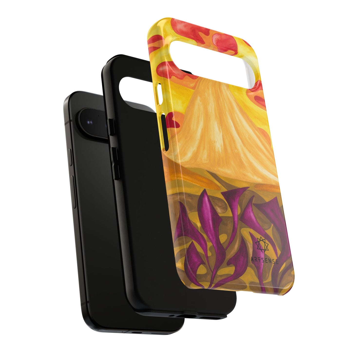 Saffron Pyramids Phone Case