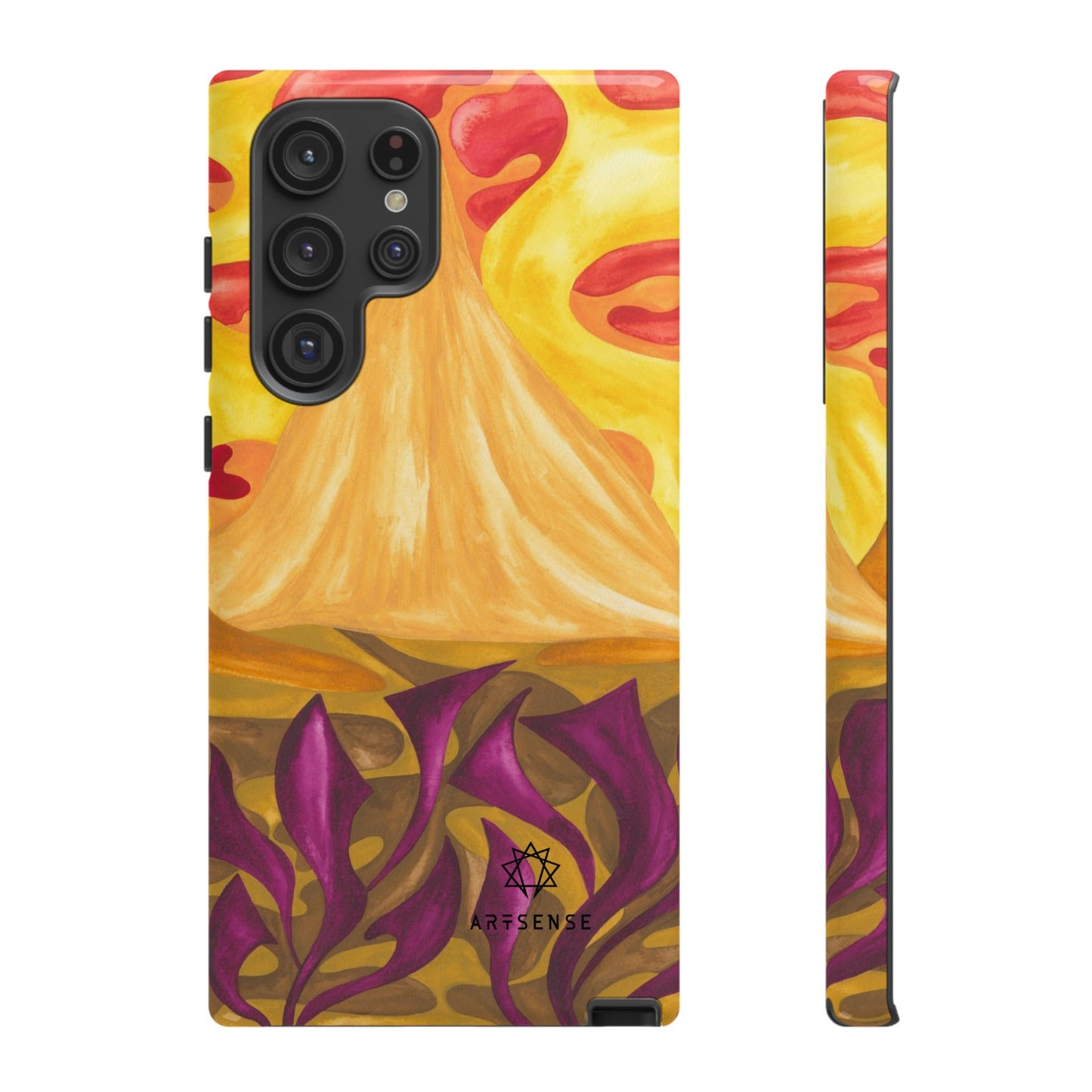 Saffron Pyramids Phone Case