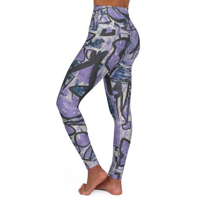 Islands of Memory High Waisted Yoga Leggings