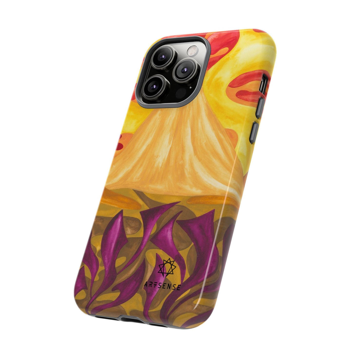 Saffron Pyramids Phone Case