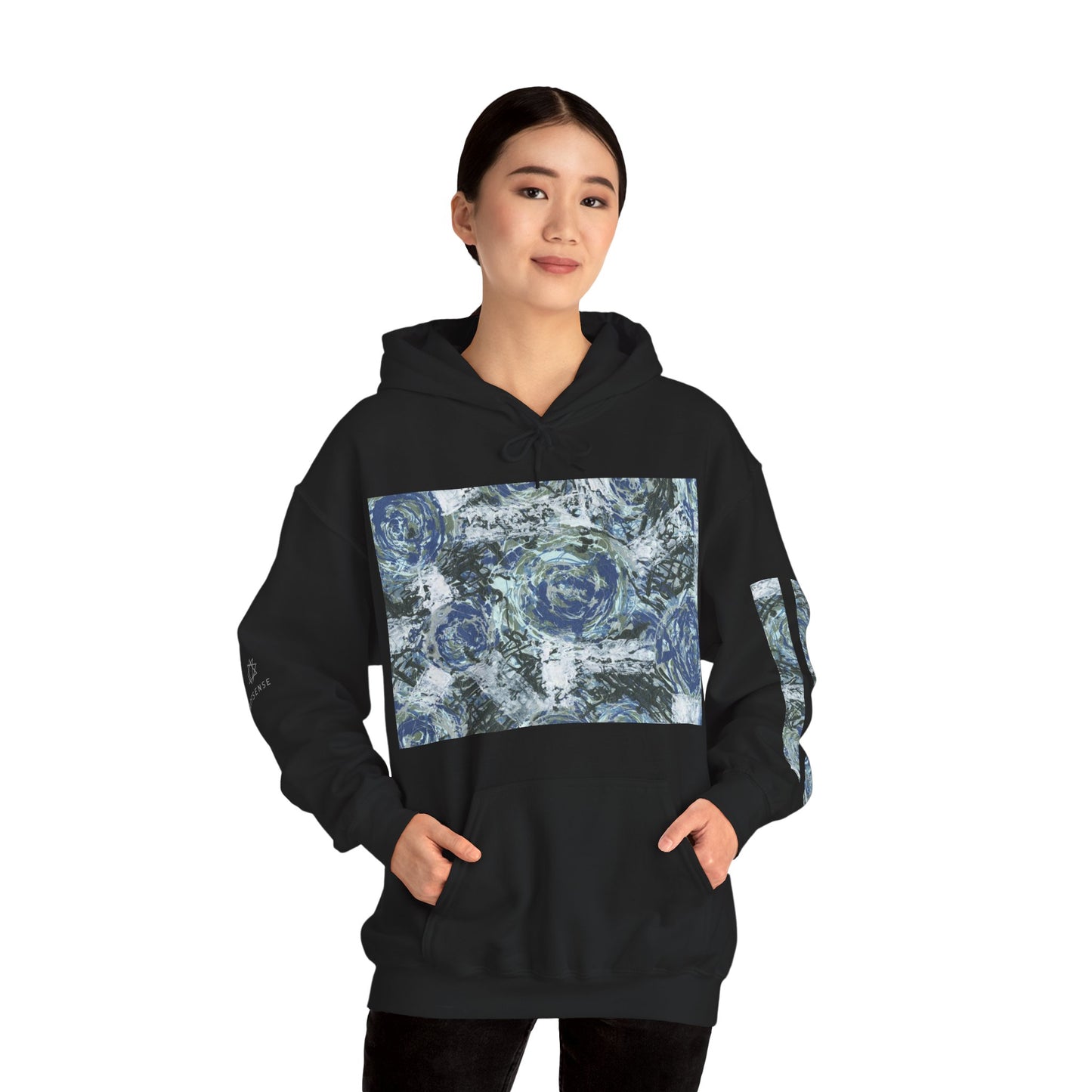Blue Roses Unisex Hooded Sweatshirt
