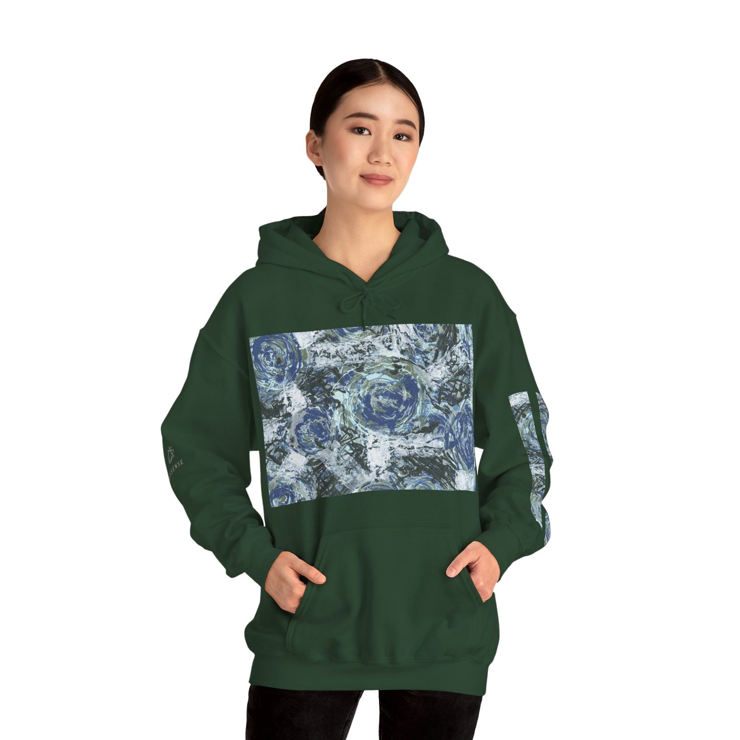 Blue Roses Unisex Hooded Sweatshirt