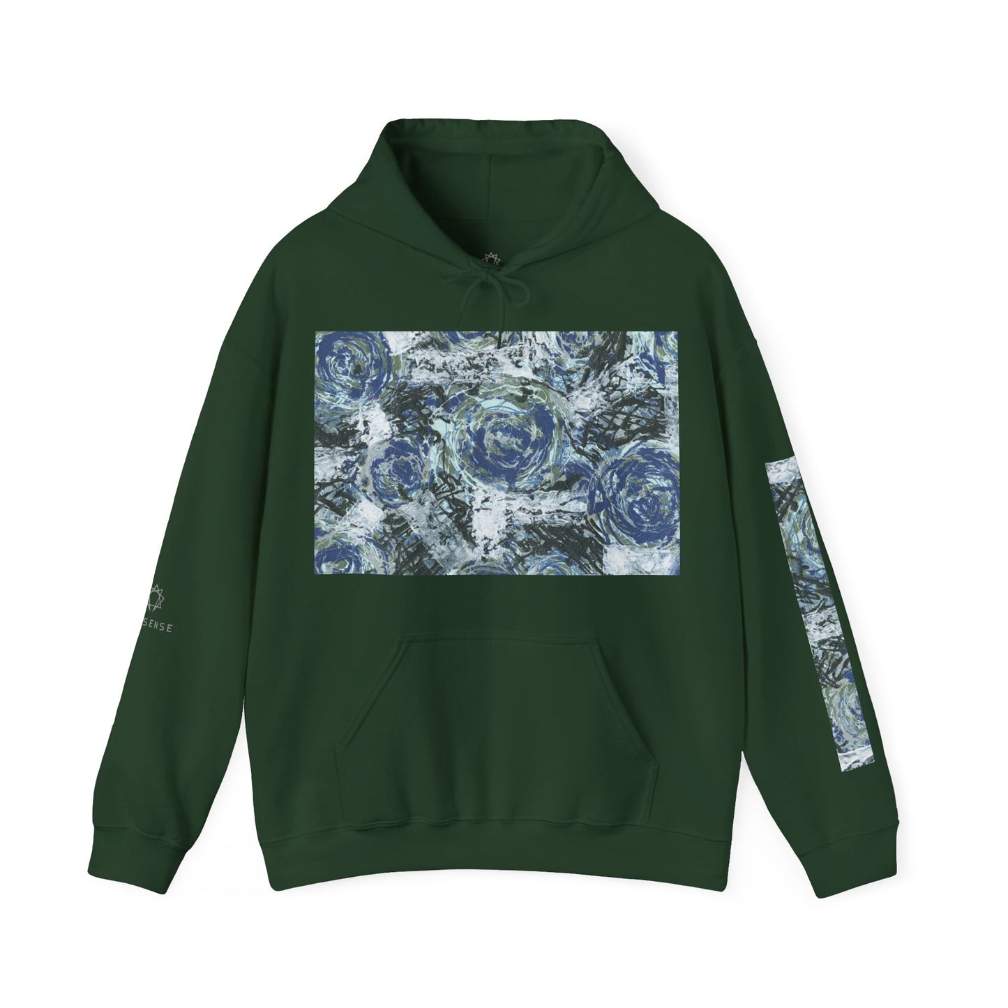 Blue Roses Unisex Hooded Sweatshirt