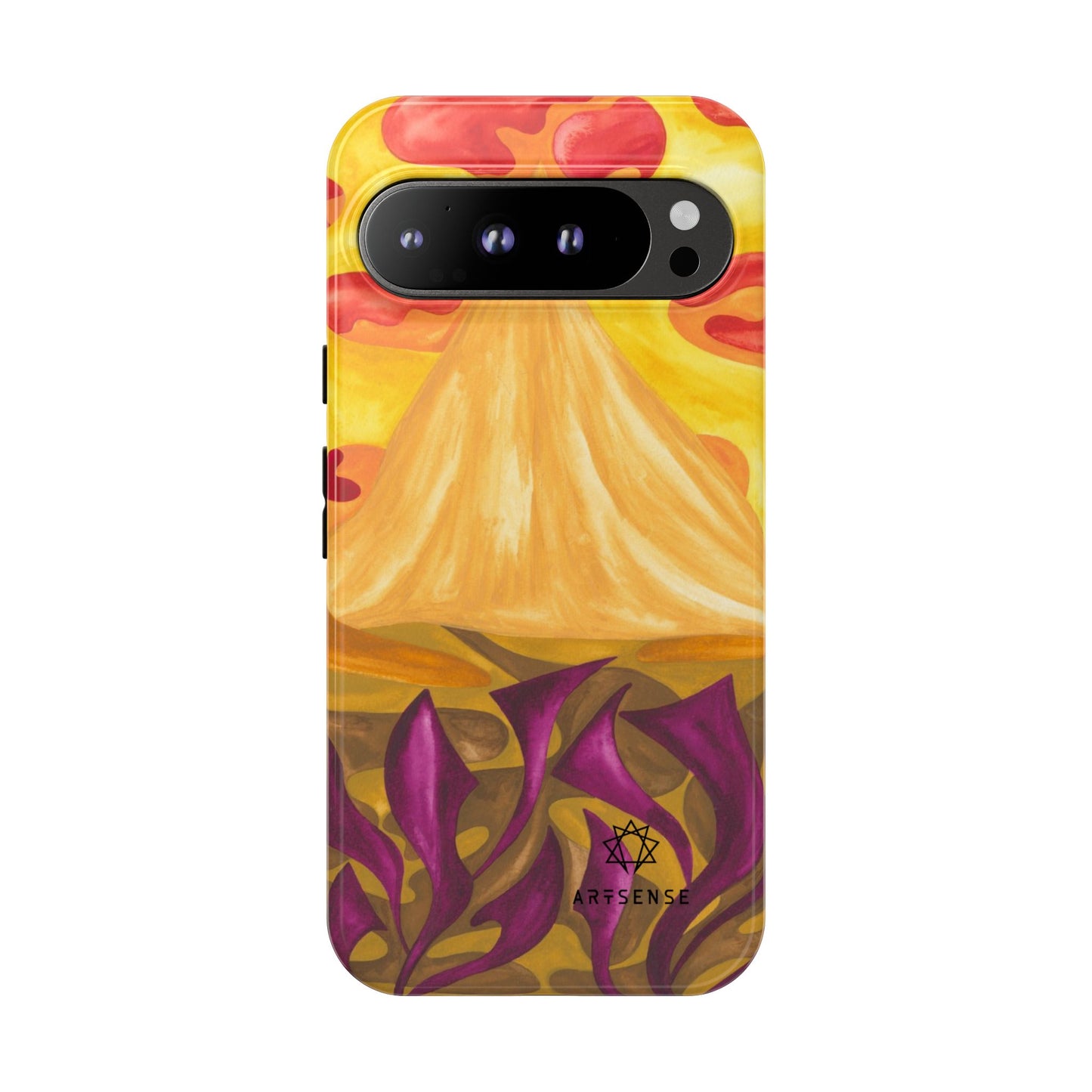 Saffron Pyramids Phone Case