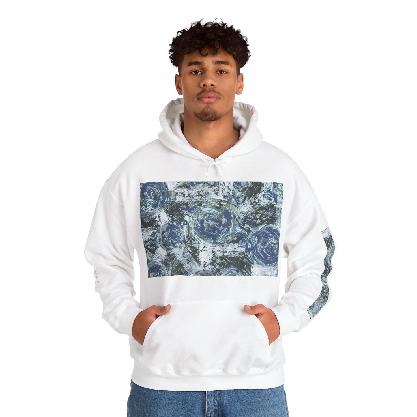 Blue Roses Unisex Hooded Sweatshirt