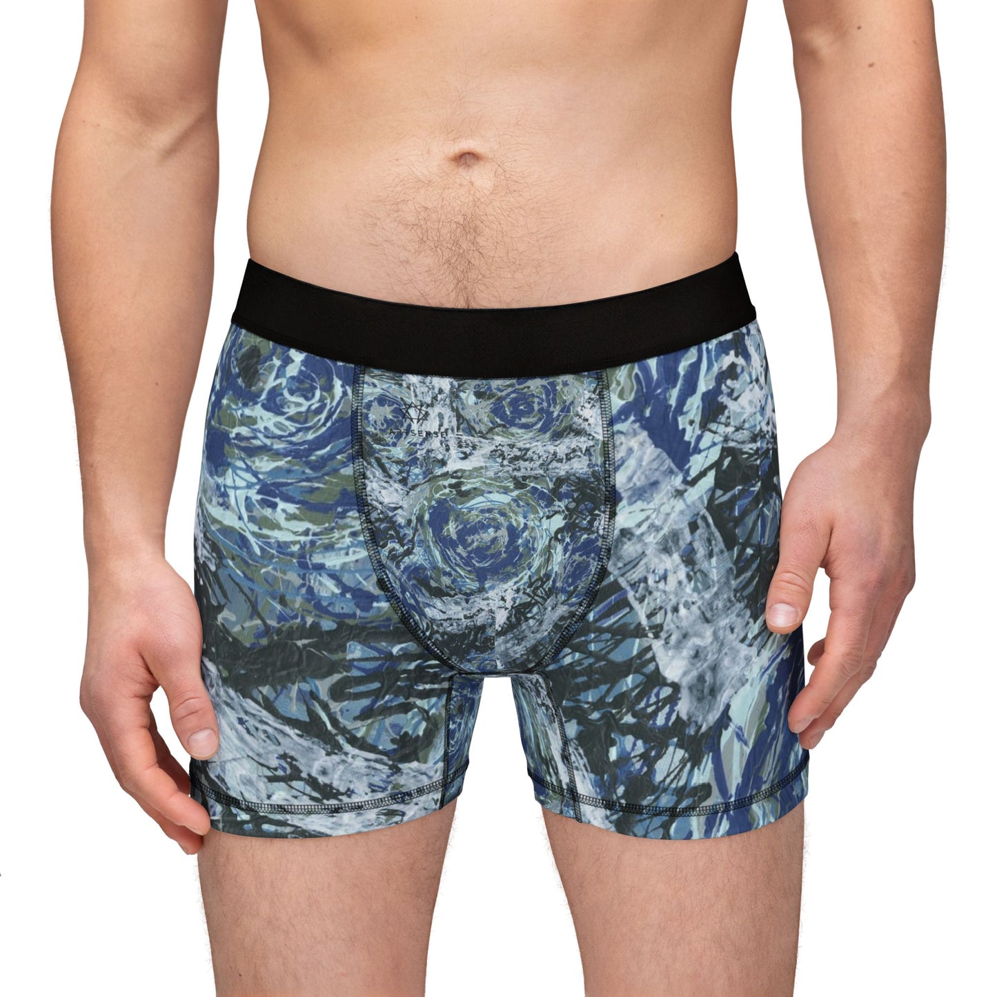 Blue roses Men's Boxers