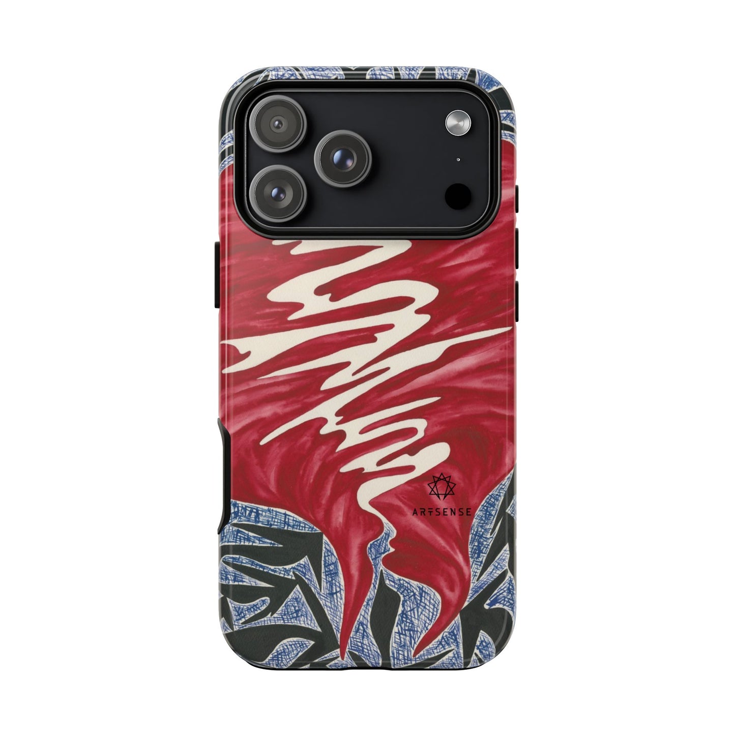 Stretched Heart Phone Case