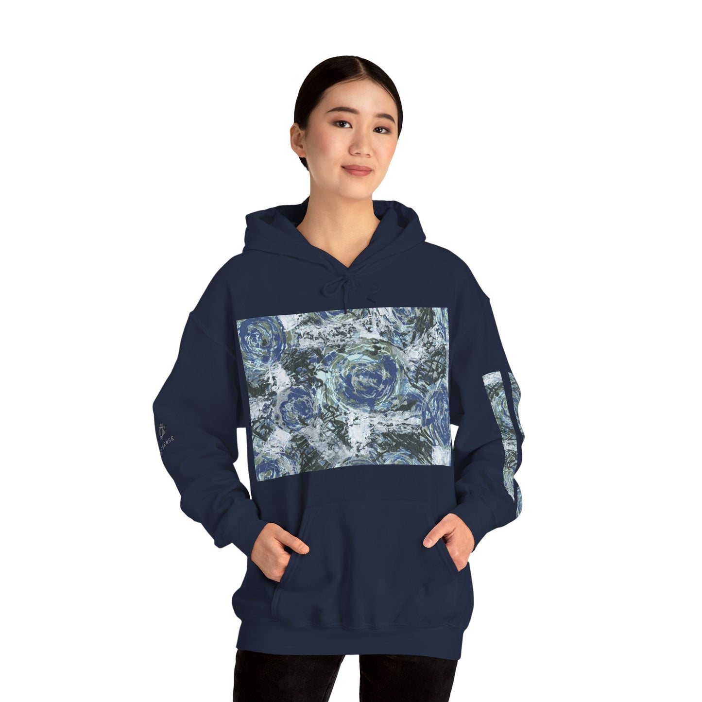 Blue Roses Unisex Hooded Sweatshirt
