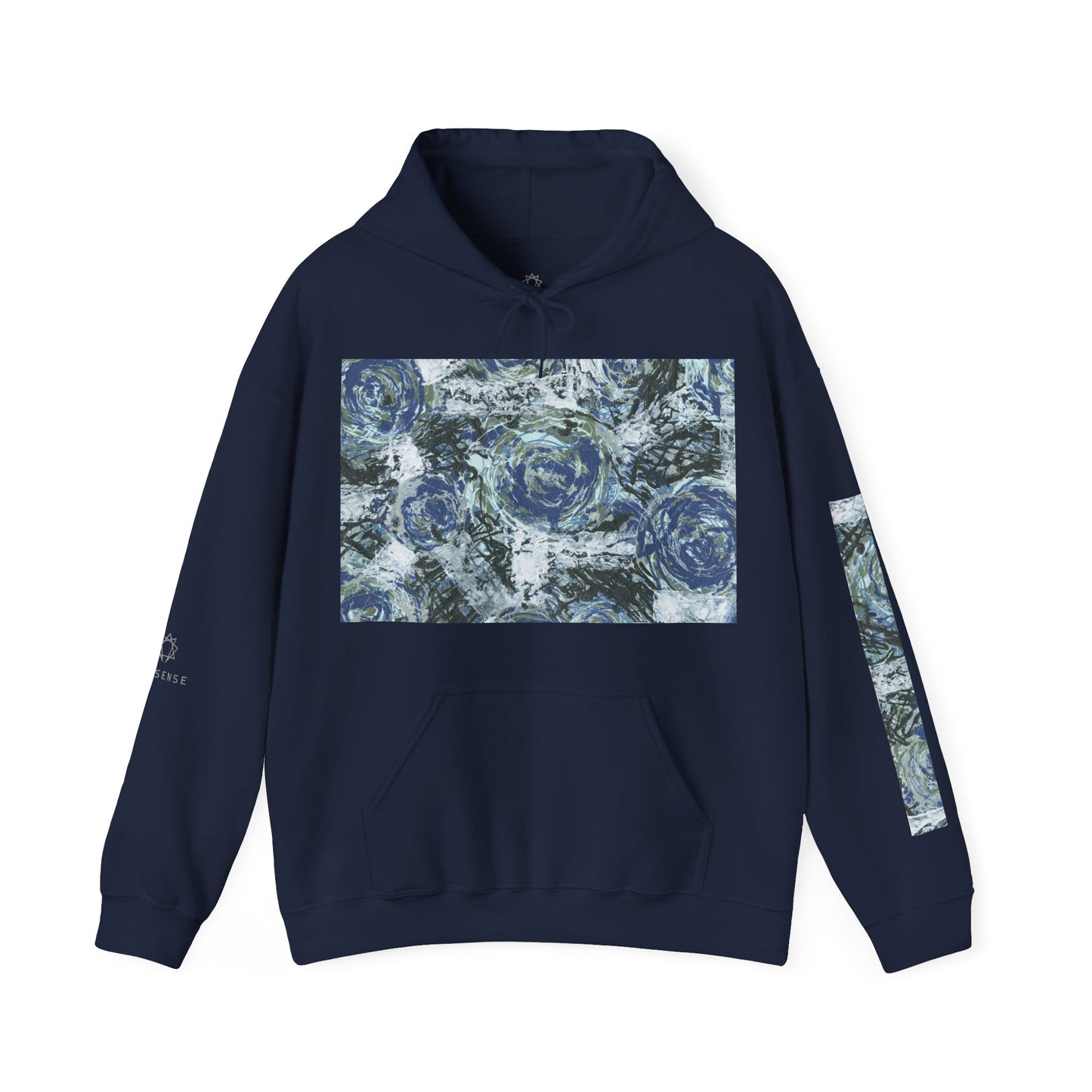 Blue Roses Unisex Hooded Sweatshirt