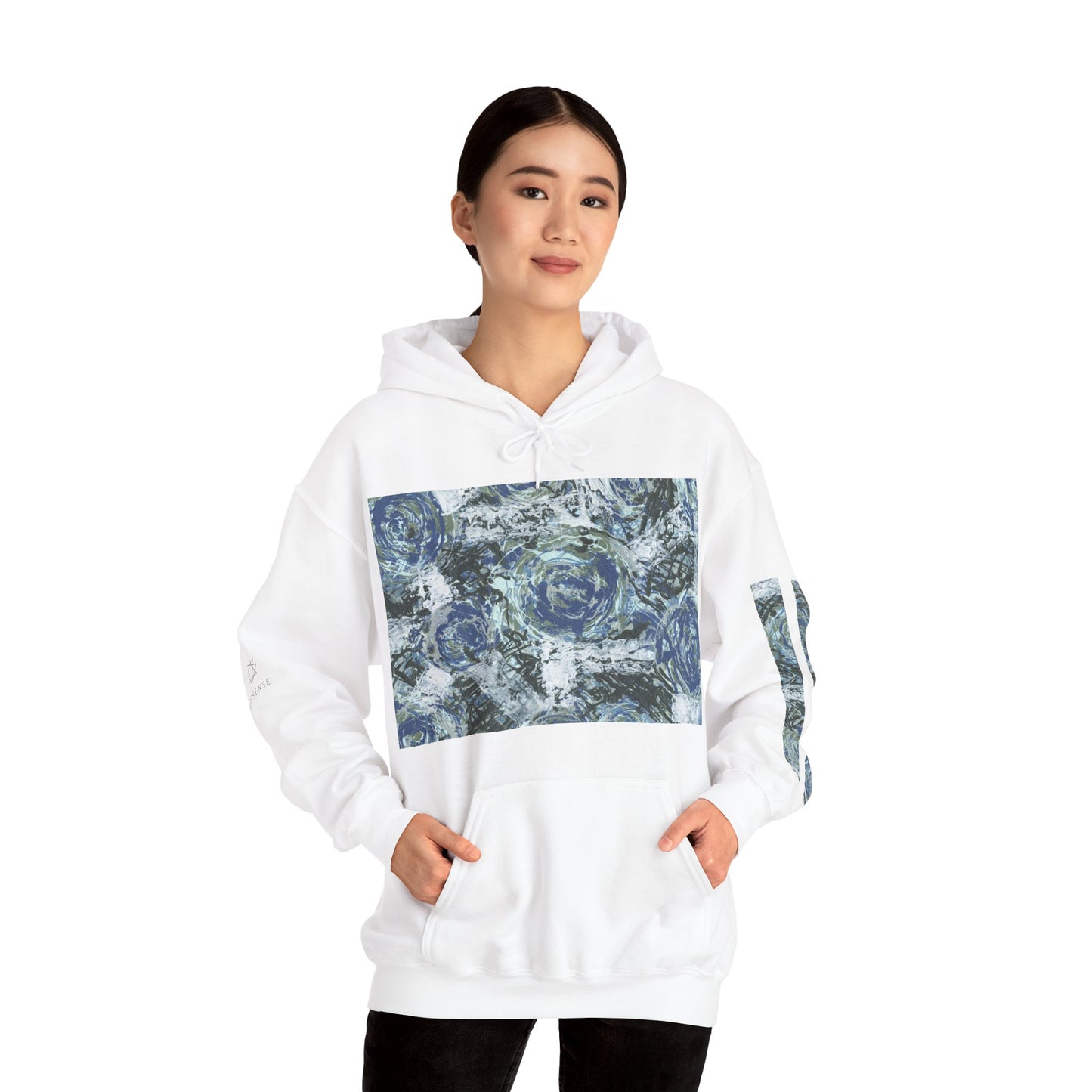 Blue Roses Unisex Hooded Sweatshirt