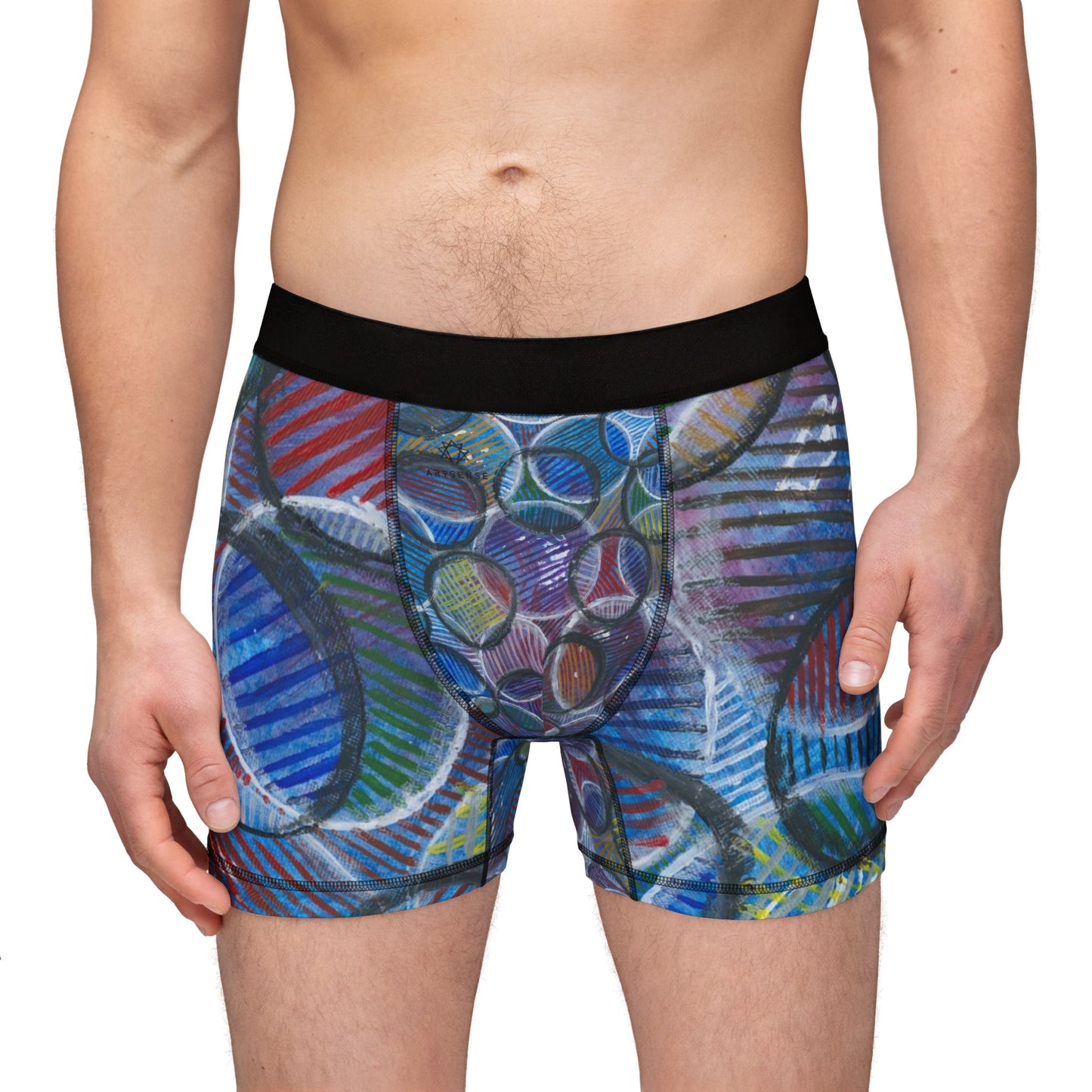 Pulsing Grid Men's Boxers