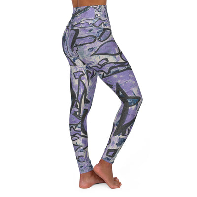 Islands of Memory High Waisted Yoga Leggings