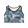 Blue Roses Woman's Sports Bra