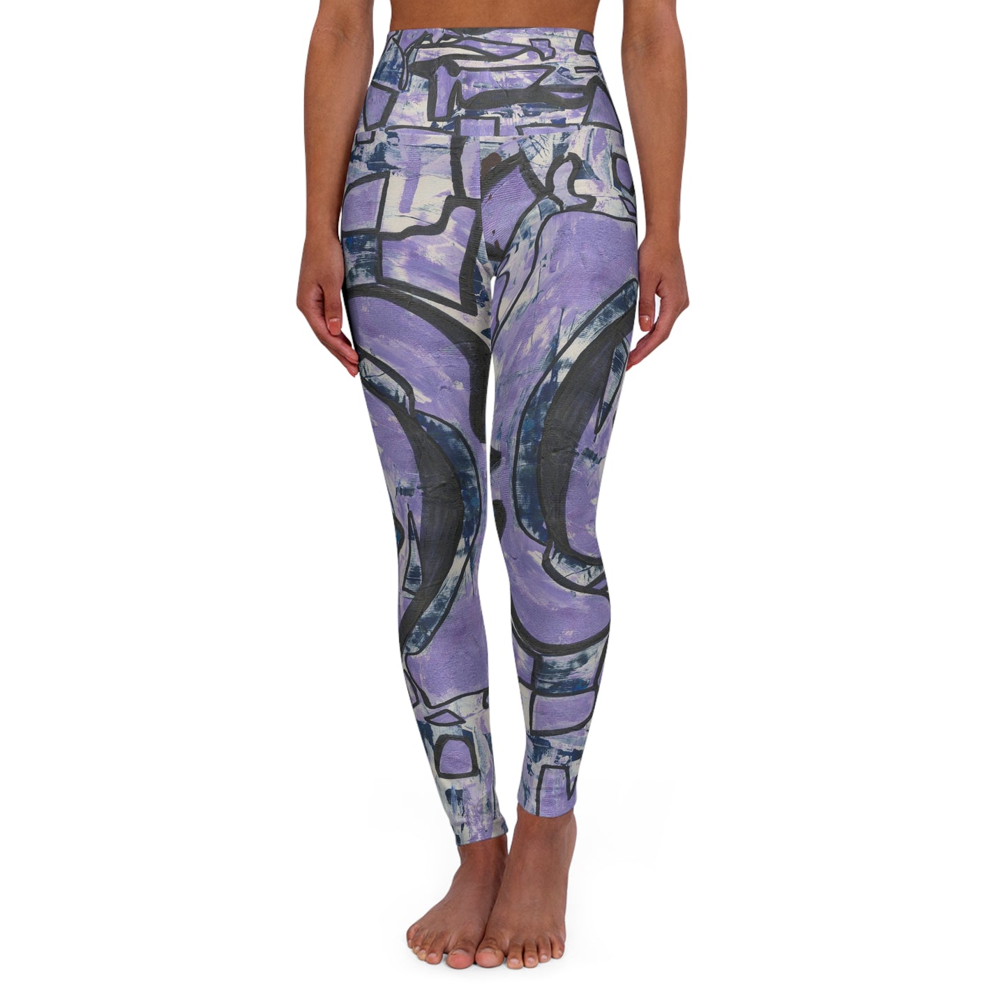 Islands of Memory High Waisted Yoga Leggings
