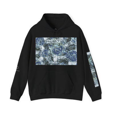Blue Roses Unisex Hooded Sweatshirt