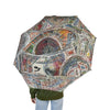 Stitched Muse Semi-Automatic Foldable Umbrella