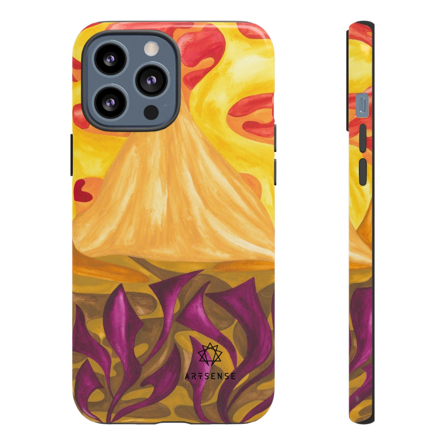 Saffron Pyramids Phone Case