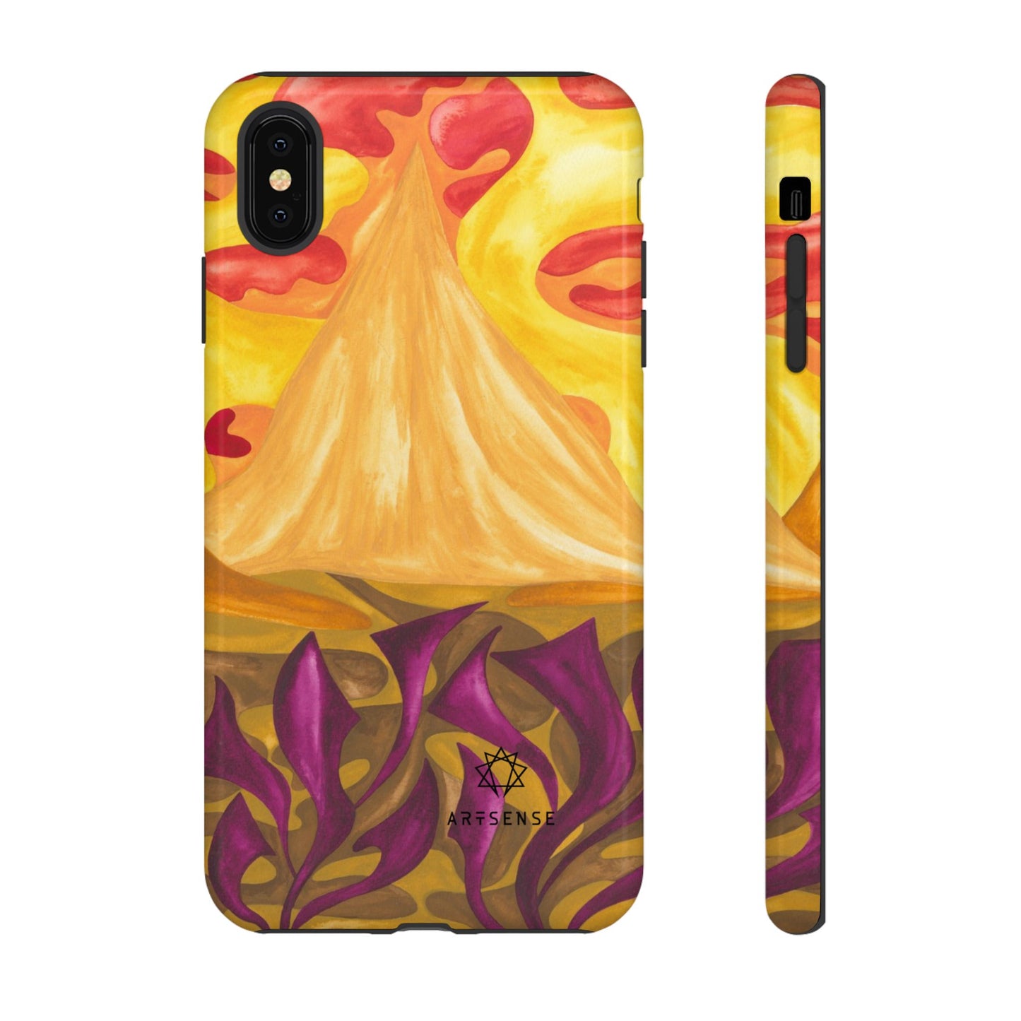 Saffron Pyramids Phone Case