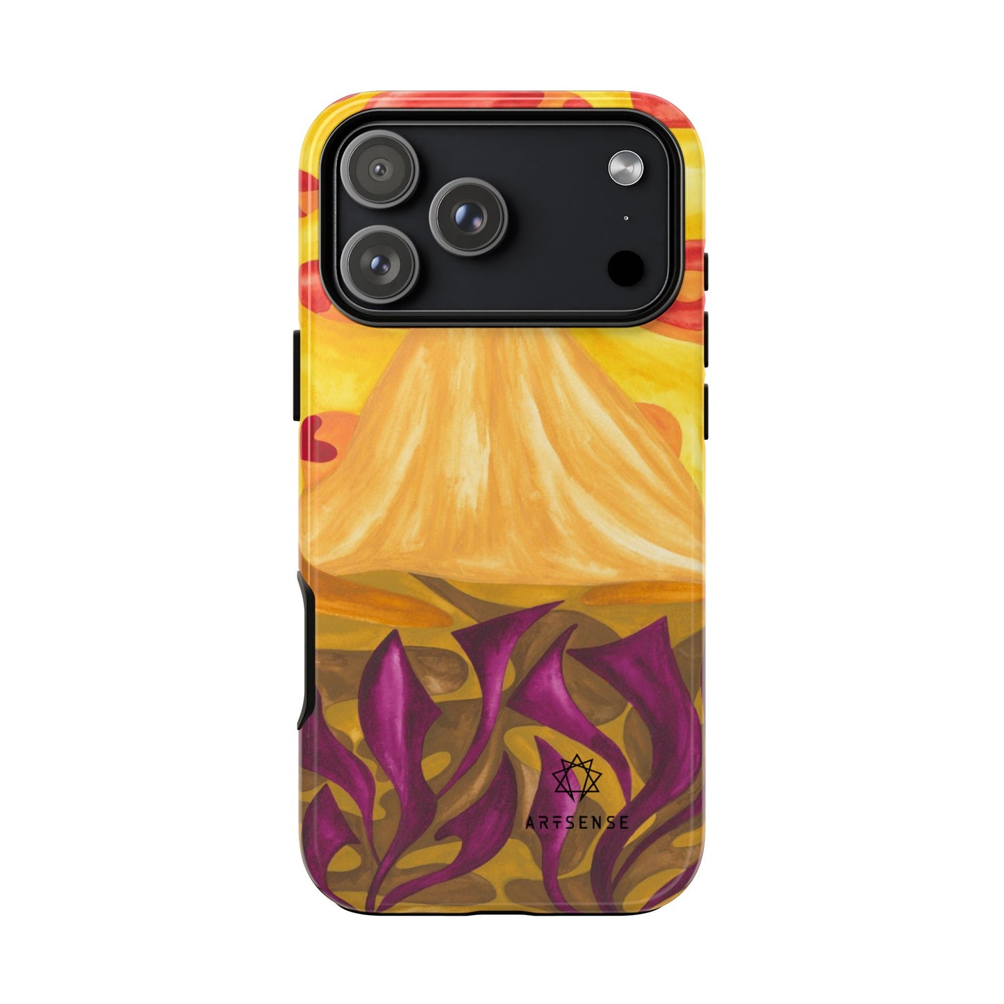 Saffron Pyramids Phone Case