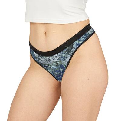 Blue roses Women's Thongs