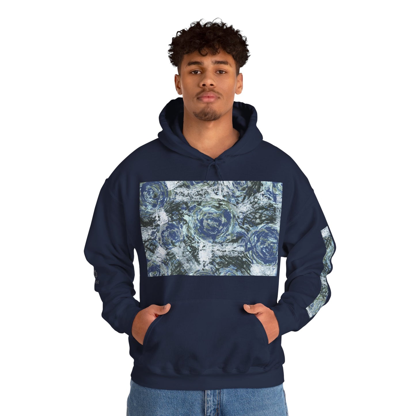 Blue Roses Unisex Hooded Sweatshirt