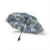 Blue roses Semi-Automatic Foldable Umbrella